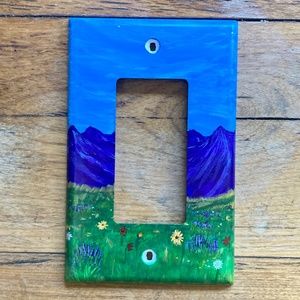 Hand Painted Light Switch Plate